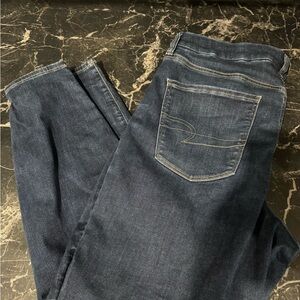 Dark Blue Denim Jeans